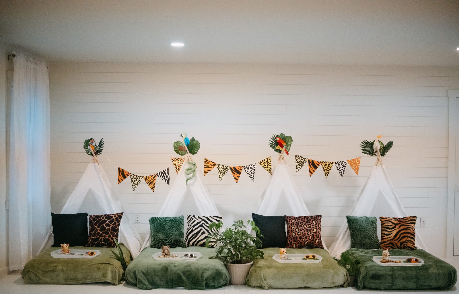Animal Adventure jungle teepees